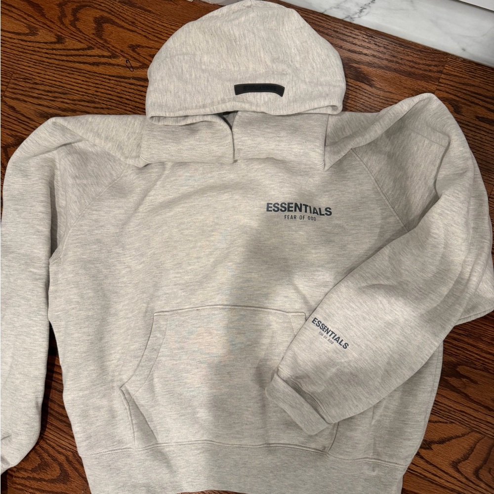 Fear of God Essentials Gray Hoodie
